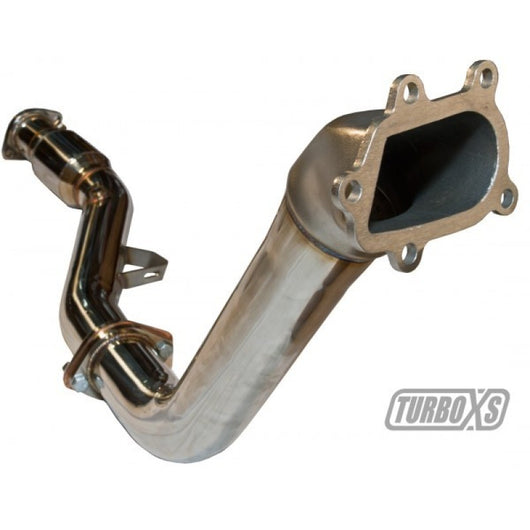Turbo XS 08-12 WRX-STi / 05-09 LGT Catted Downpipe - txs-WS08-DPC