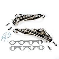 BBK 79-93 Mustang 351 Swap Shorty Unequal Length Exhaust Headers - 1-5/8 Chrome - 1511