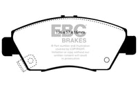 EBC 12 Acura ILX 1.5 Hybrid Greenstuff Front Brake Pads - DP2891