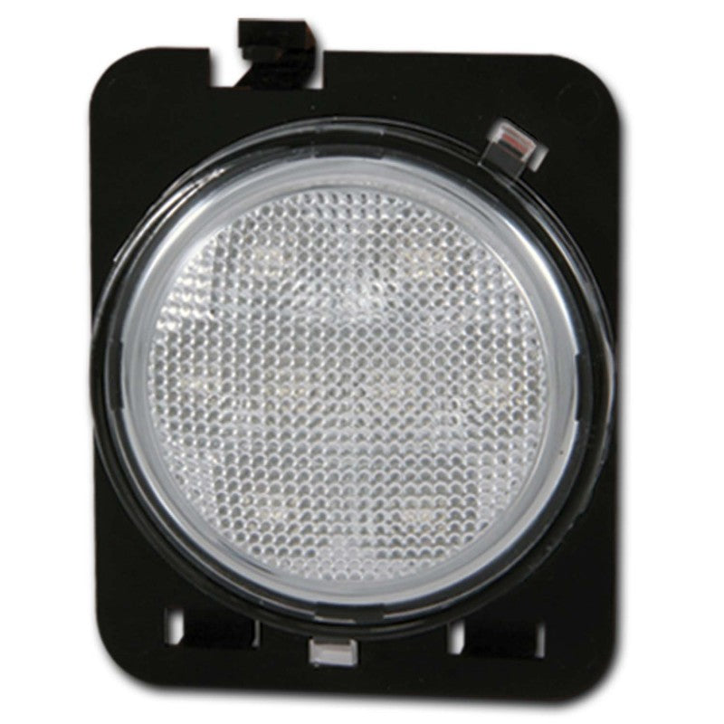 ANZO 2007-2015 Jeep Wrangler LED Side Fender Lights Clear - 861116