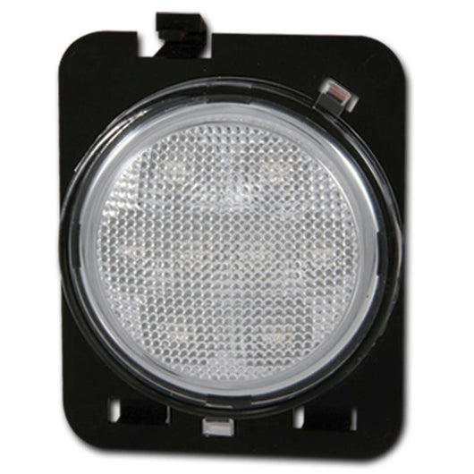 ANZO 2007-2015 Jeep Wrangler LED Side Fender Lights Clear - 861116