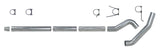 Diamond Eye KIT 5in CB MFLR RPLCMENT PIPE SGL AL: 2004.5-2007.5 DODGE CUMMINS 600 - K5244A-RP