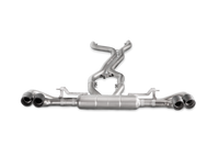 Akrapovic 15-17 Porsche Cayenne GTS (958 FL) Evolution Link Pipe Set (Titanium) - E-PO/T/3