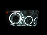 ANZO 2007-2013 Toyota Tundra Projector Headlights w/ Halo Chrome (CCFL) - 111173