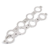 Stainless Works Chevrolet LS1/LS6 Round Port Header 304SS Exhaust Flanges 2in Primaries - HFLS1200