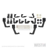 Westin/HDX 07-18 Chevrolet Silverado 2500 6.5ft Drop Wheel to Wheel Nerf Step Bars - Textured Black - 56-5345752