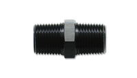 Vibrant 1/2in NPT x 1/2in NPT Straight Union Pipe Adapter Fitting - Aluminum - 10373