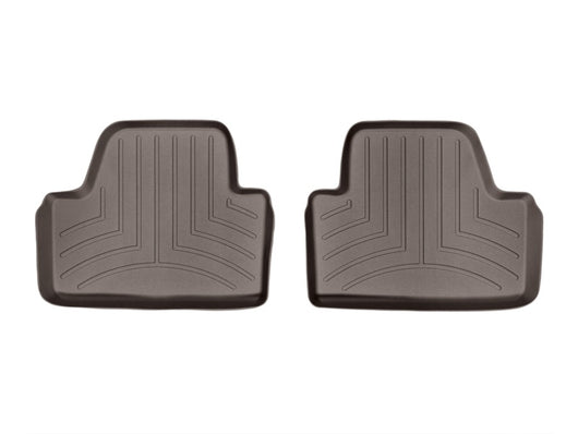 WeatherTech 2014+ BMW 4-Series Rear FloorLiner - Cocoa - 475603