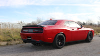 Corsa 15-17 Dodge Challenger Hellcat Dual Rear Exit Extreme Exhaust w/ 3.5in Black Tips - 14989BLK