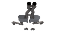QTP 15-18 Dodge Challenger 5.7L 304SS Screamer Cat-Back Exhaust w/3in Tips - 430015
