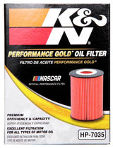 K&N Performance Oil Filter for 15-16 Hyundai Genesis Sedan 3.8L V6 - HP-7035