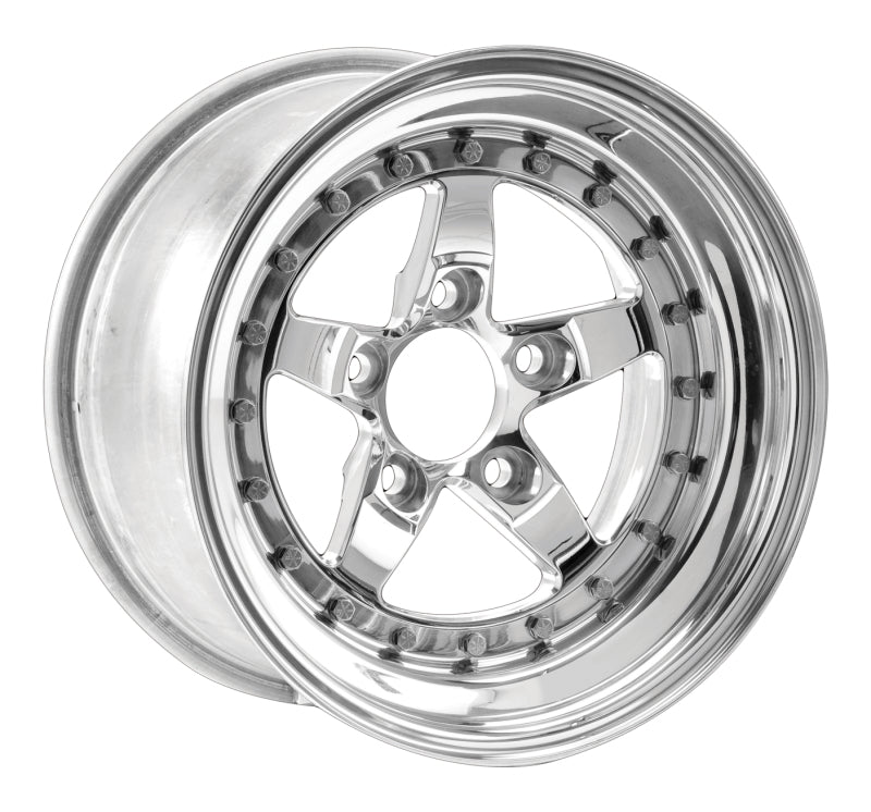 Weld Weldstar 15x5 / 5x4.75 BP / 2.5in. BS Polished Wheel - Non-Beadlock - 791P-55274