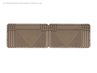 WeatherTech 96 GMC Rally Van Rear Rubber Mats - Tan - W25TN
