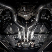 Stainless Works 18+ Ford Mustang GT Redline Cat-Back Performance Connect X-Pipe w/ Active Valves - M18CBXPCV