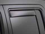 WeatherTech 07-13 Chevrolet Silverado Extended Cab Rear Side Window Deflectors - Dark Smoke - 85426