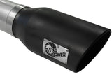 aFe MACHForce XP 5in DPF-Back Stainless Steel Exhaust , Blk,Ford Diesel Trucks 11-14 V8-6.7L td - 49-43055-B