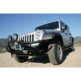 Westin 2007-2017 Jeep Wrangler JK Trailblazer Front Bumper - Black Wrinkle - 42-2015