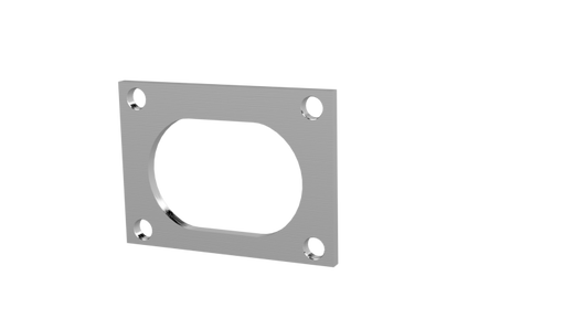 QTP Low Profile Weld-On QTEC Low Profile 4 Bolt Flange - 10338F