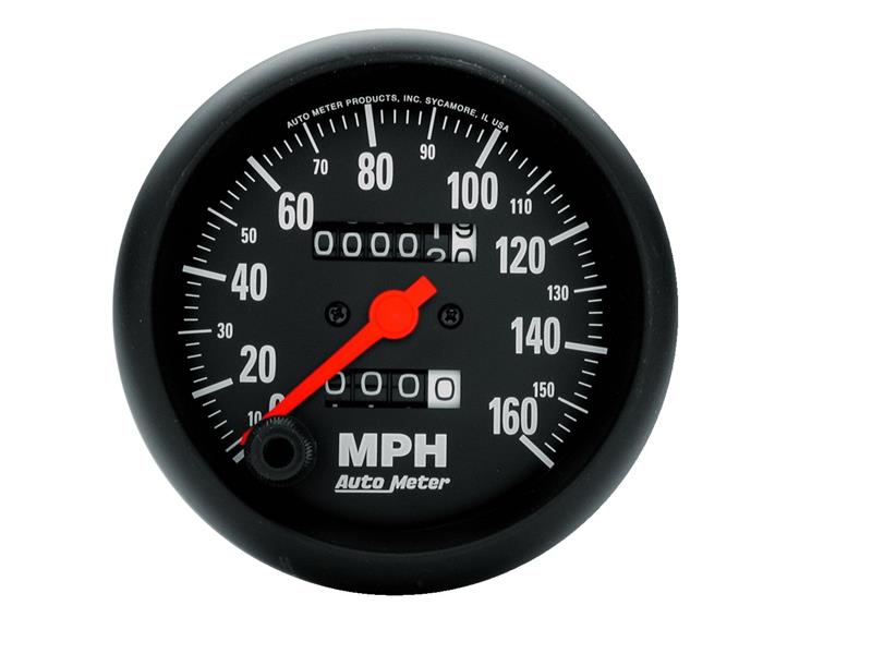 Autometer Z-Series 85mm160 MPH Mechanical Speedometer - 2694