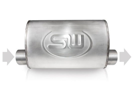 Stainless Works 2.25in ID OFFSET INLET/ 2.25in OD OFFSET OUTLET (ON SAME SIDE) 4inX8in - TM4S22O22OSS