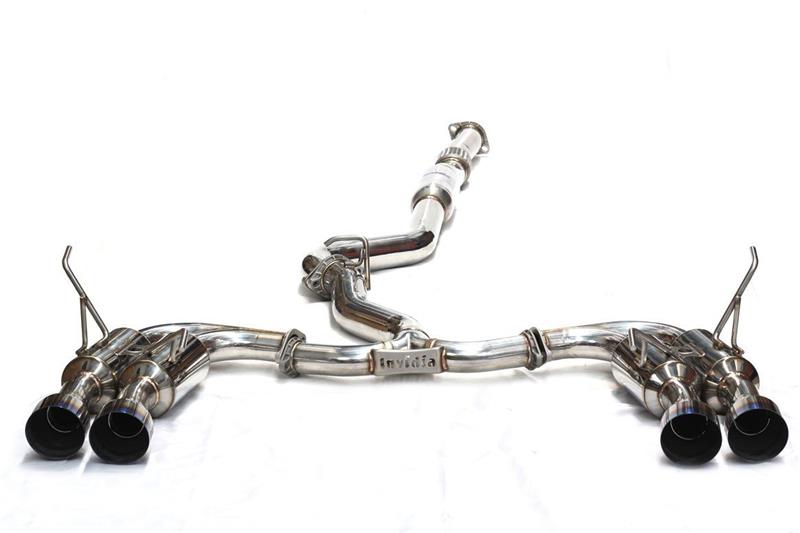 Invidia 12+ Subaru BR-Z/FR-S Gemini/R400 Single Layer Titanium Tip Cat-back Exhaust - HS12SST7GM1ST
