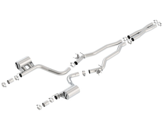 Borla 15-16 Dodge Challenger Hellcat 6.2L V8 ATAK w/ Valve Simulator CB Exhaust Factory Valance - 140648