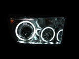 ANZO 2007-2013 Toyota Tundra Projector Headlights w/ Halo Black (CCFL) - 111174