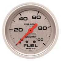 Autometer Ultra-Lite 2 5/8in Mechanical Fuel Pressure Gauge 100psi - 4412