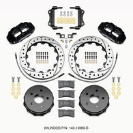 Wilwood Narrow Superlite 4R Rear Kit 12.88in Drilled 2007-up Jeep JK w/Lines - 140-13969-D