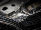 aFe Twisted Steel 2in Stainless Steel Loop Delete Down-Pipe 2018+ Jeep Wrangler (JL) V6 3.6L - 48-48024