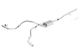 Borla 14 Silv/Sierra C/B Exh ATAK 1500 5.3L V8 AT/MT 2&4WD Ext Cab Split Side Exit - 140546