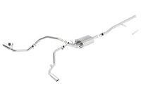 Borla 14 Silv/Sierra C/B Exh ATAK 1500 5.3L V8 AT/MT 2&4WD Ext Cab Split Side Exit - 140546