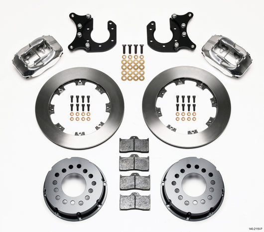 Wilwood Forged Dynalite P/S Rear Kit Polished New Big Ford 2.50in Offset - 140-2118-P