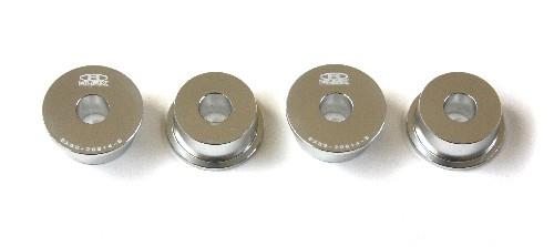 BLOX Racing Honda S2000 Steering Rack Rigid Bushing Kit - Silver - BXSS-20614-SI