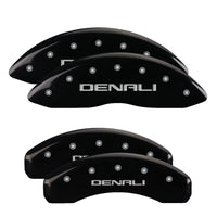 MGP 4 Caliper Covers Engraved Front & Rear MGP Black finish silver ch - 32021SMGPBK