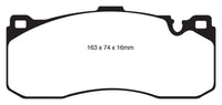 EBC 08-10 BMW 135 3.0 Twin Turbo Yellowstuff Front Brake Pads - DP41995R