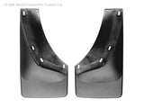 WeatherTech 07-13 Chevrolet Silverado No Drill Mudflaps - Black - 110010