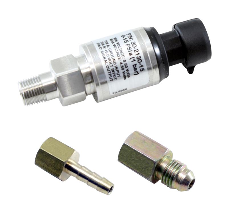 AEM 1 BAR MAP or 15 PSIA Stainless Steel Sensor Kit - 30-2130-15