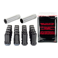 McGard SplineDrive Tuner 5 Lug Install Kit w/Locks & Tool (Cone) M14X1.5 / 1in. Hex - Blk - 65510BK