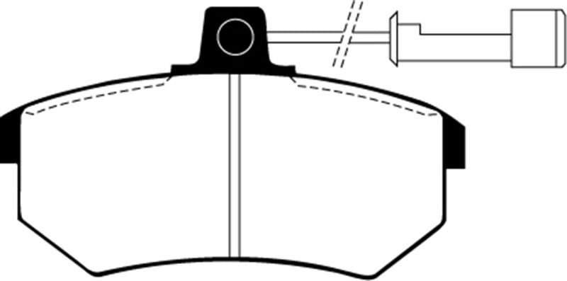 EBC Brakes Greenstuff 2000 Series Sport Pads - DP2486