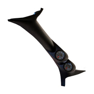 Autometer 99-07 Ford Powerstroke/SD Black Dual A-Pillar Gauge Kit - 7076