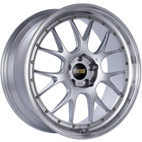 BBS LM-R 21x9 5x120 ET32 Diamond Silver Center Diamond Cut Lip Wheel -82mm PFS/Clip Required - LM325DSPK