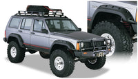 Bushwacker 84-01 Jeep Cherokee Cutout Style Flares 4pc Fits 4-Door Sport Utility Only - Black - 10911-07