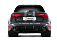 Akrapovic 14-17 Audi RS6 Avant (C7) Evolution Line Cat Back (Titanium) w/ Carbon Tips - S-AU/TI/3H