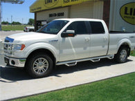 N-Fab Nerf Step 09-14 Ford F-150/Lobo SuperCrew 6.5ft Bed - Gloss Black - Bed Access - 3in - F09107CC-6