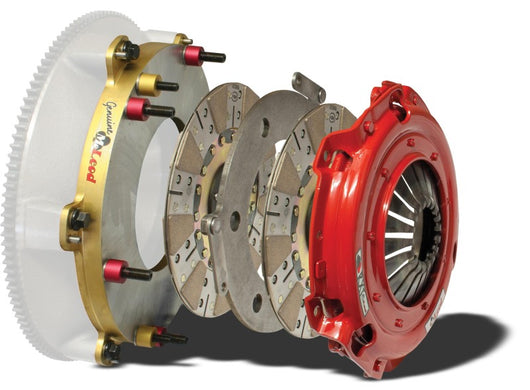 McLeod RXT Corvette 2009 Up LS9 MODular Assy Spg Hub 1-1/8 X 26 Spl W/Street Base Plate - 6976-07M