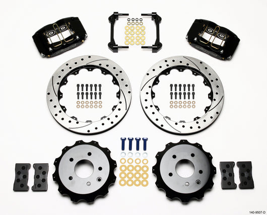 Wilwood Dynapro Radial Rear Kit 13.00in Drilled Nissan 350Z/Fiti G35 - 140-9507-D