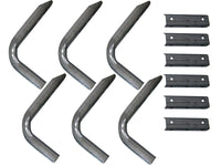 Lund 10-12 Chevy Colorado Ext. Cab EZ Running Board Mounting Bracket Kit - Brite - 300042