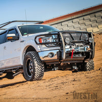 Westin 2009-2014 Ford F-150/F-150 XL SSV HDX Winch Mount Grille Guard - Black - 57-92505
