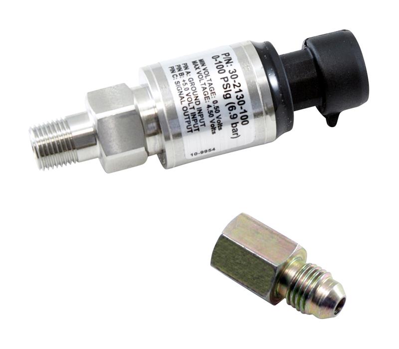 AEM 6.5 BAR MAP or 100 PSIG Stainless Steel Sensor Kit - 30-2130-100